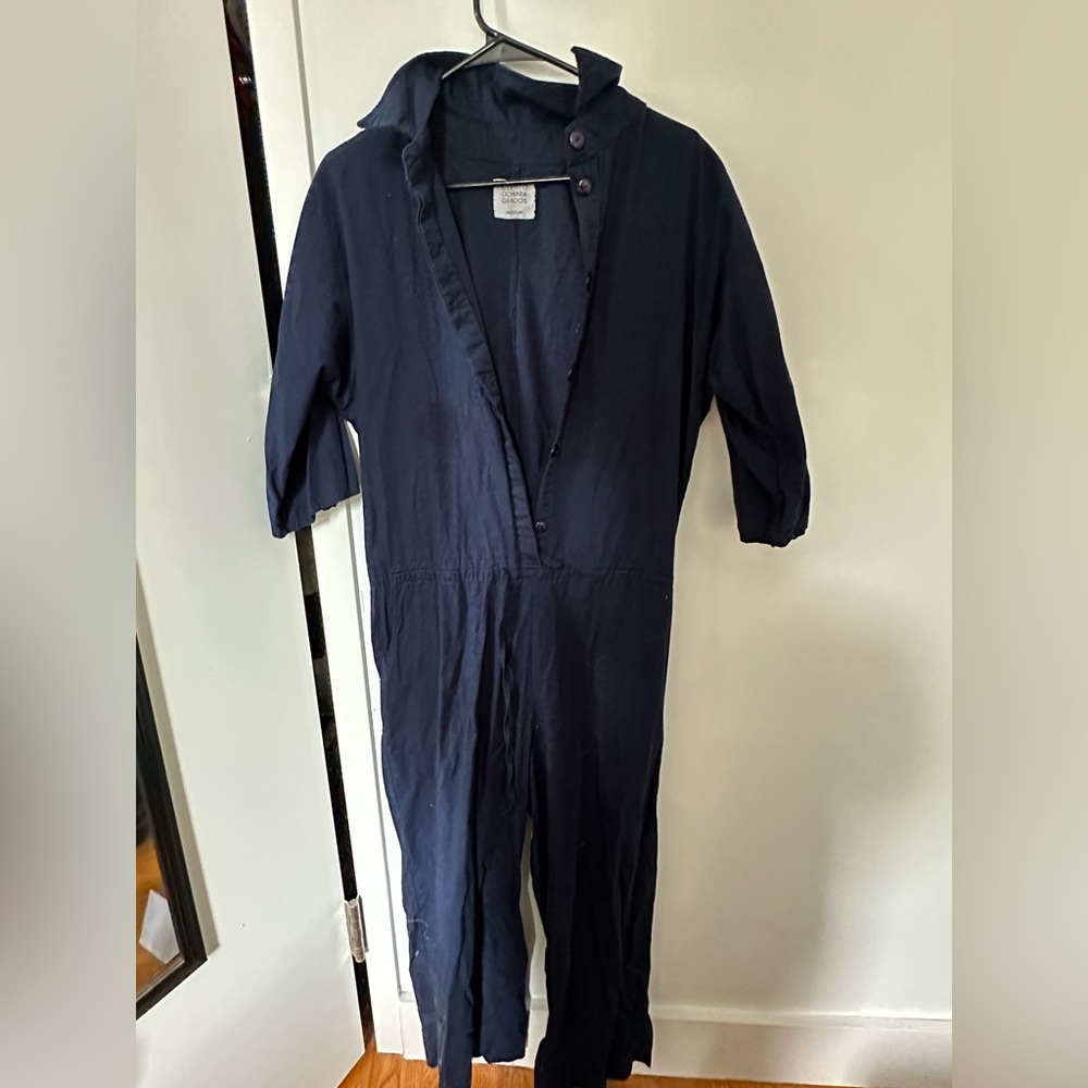 navy jumpsuit size medium from ciento ochenta grados boutique in mexico city